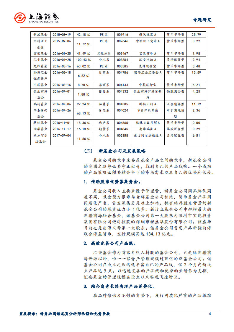 新设立基金公司专题报告：新基金公司及产品发展策略.pdf 第4页