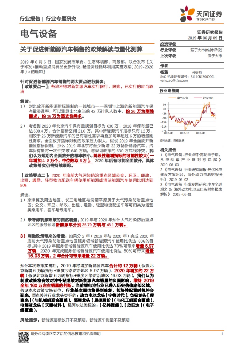 关于促进新能源汽车销售的政策解读与量化测算.pdf 第1页