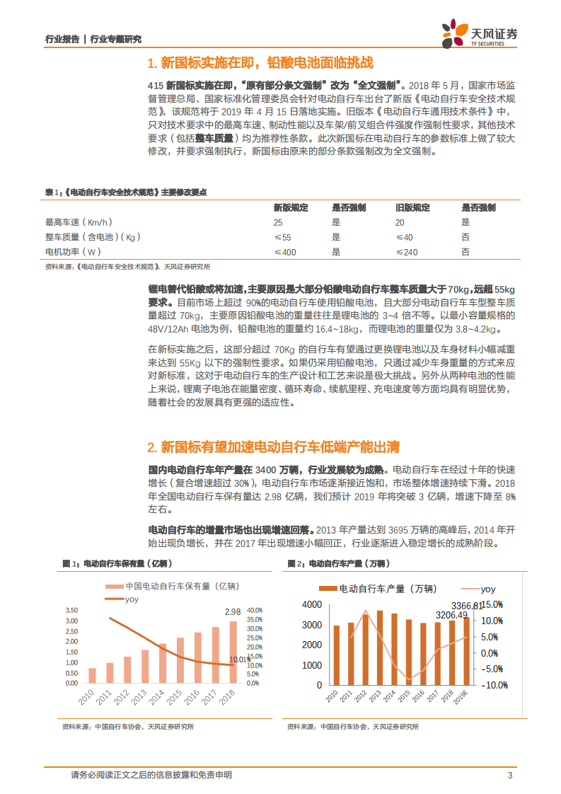 磷酸铁锂专题2：新国标落地在即，看好LFP在电动自行车上的应用前景.pdf 第3页