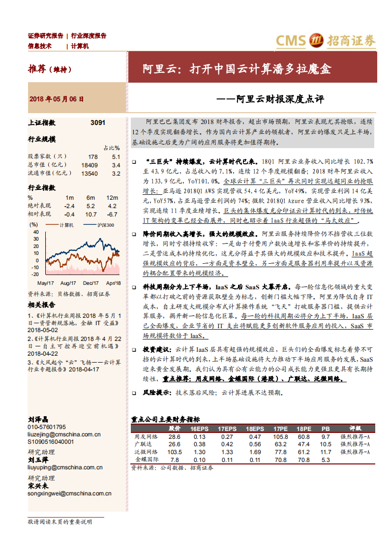 阿里云：打开中国云计算潘多拉魔盒.pdf 第1页