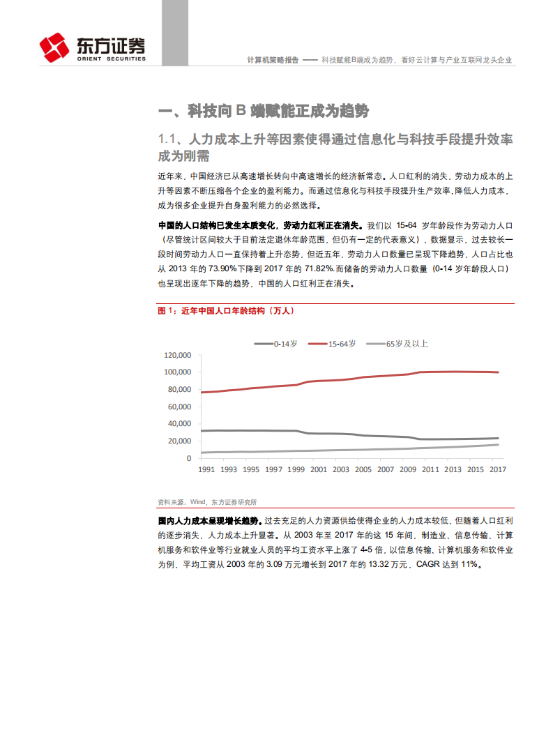 科技赋能B端成为趋势，看好云计算与产业互联网龙头企业.pdf 第5页