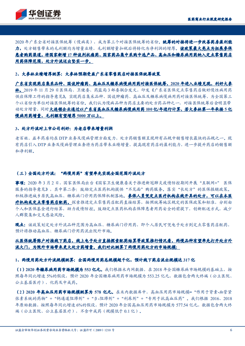 2020年医药零售投资逻辑：追求长期增长下的医药零售投资机会.pdf 第6页