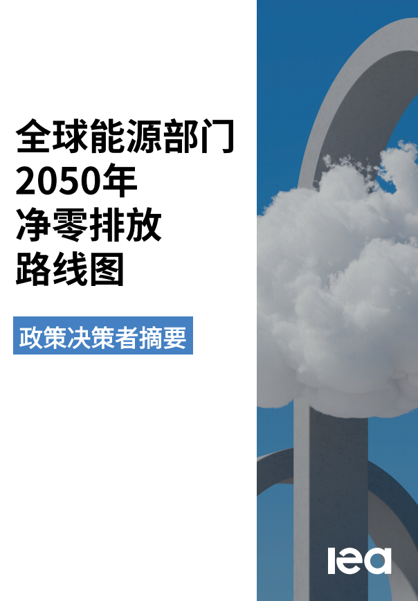 国际能源署：全球能源部门2050年净零排放路线图.pdf 第1页