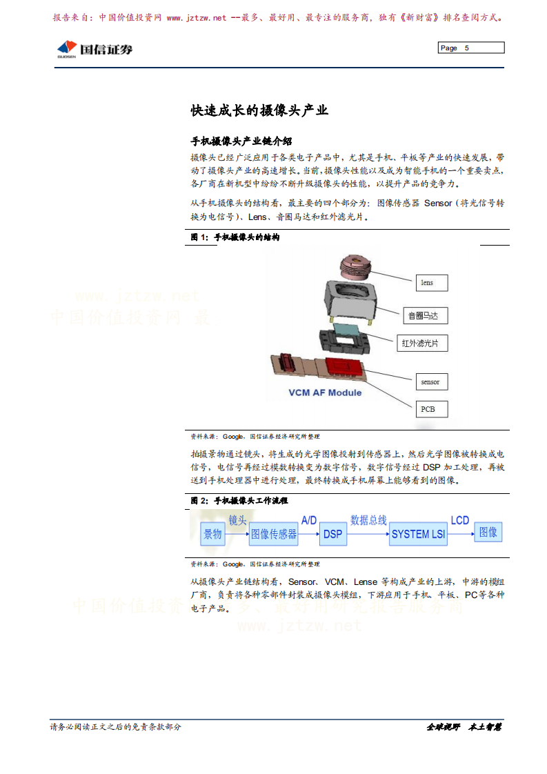 摄摄像头产业专题研究：手机摄像头产业竞争格局及趋势.pdf 第5页