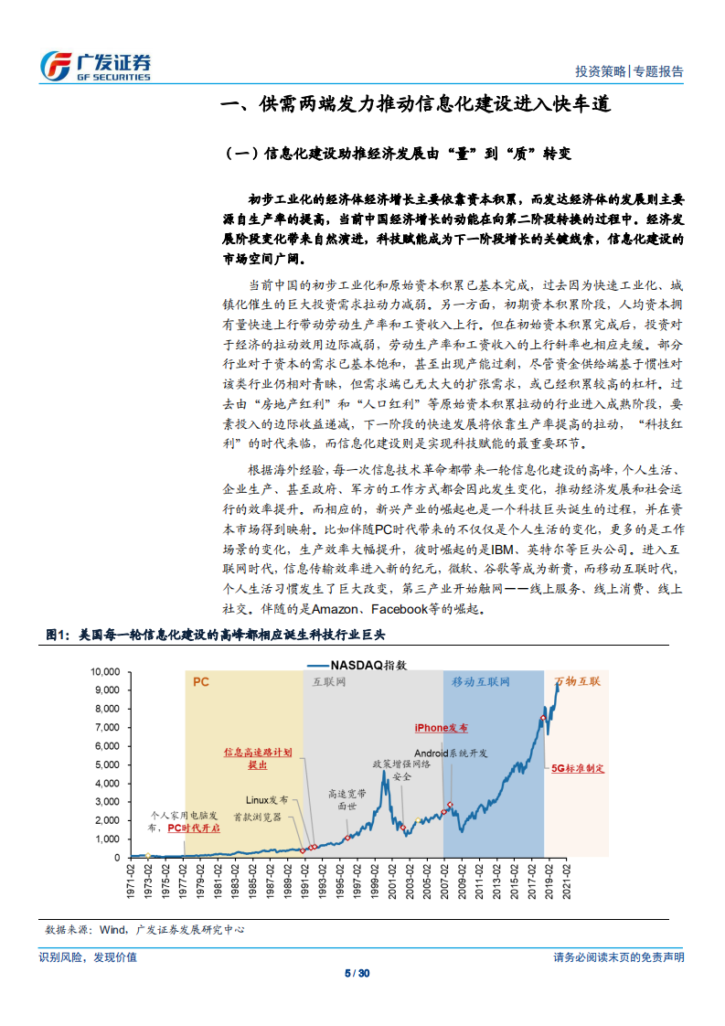 &ldquo;场景革命&rdquo;系列报告（三）：信息化建设：科技周期与&ldquo;新基建&rdquo;的交集.pdf 第5页
