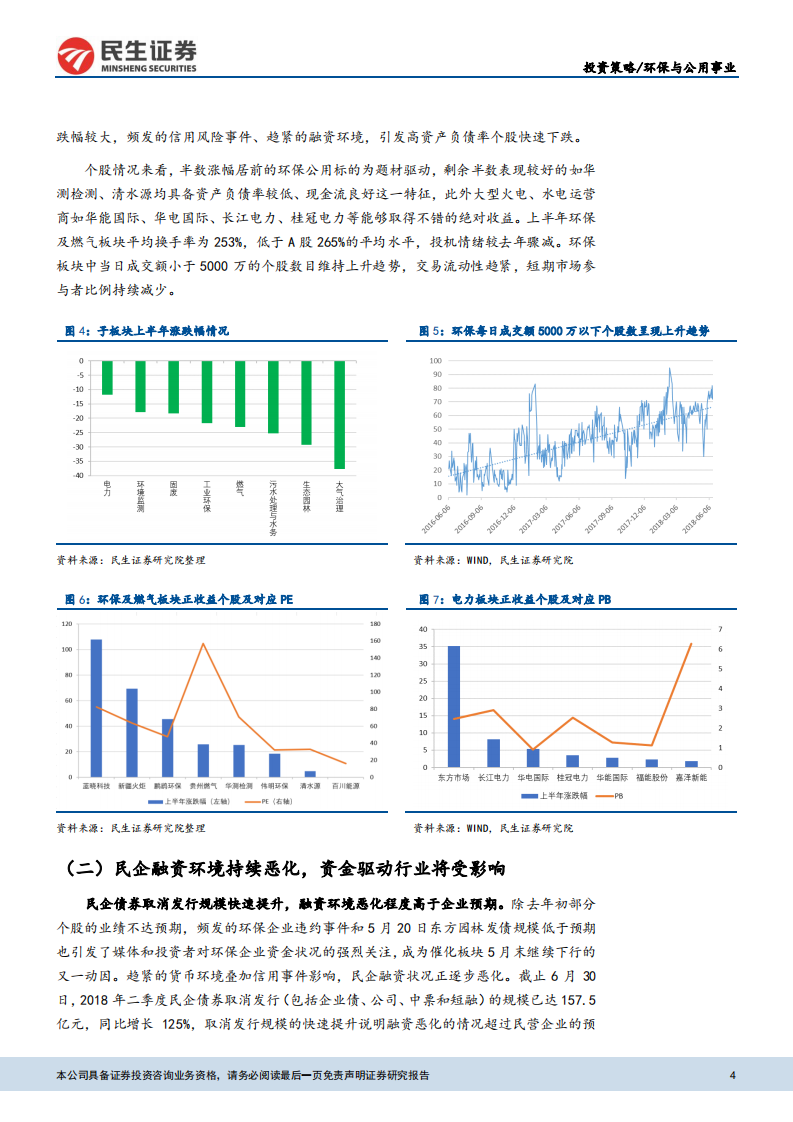 环保与公用事业：精选细分领域现金流良好个股，关注火电配置机会.pdf 第4页