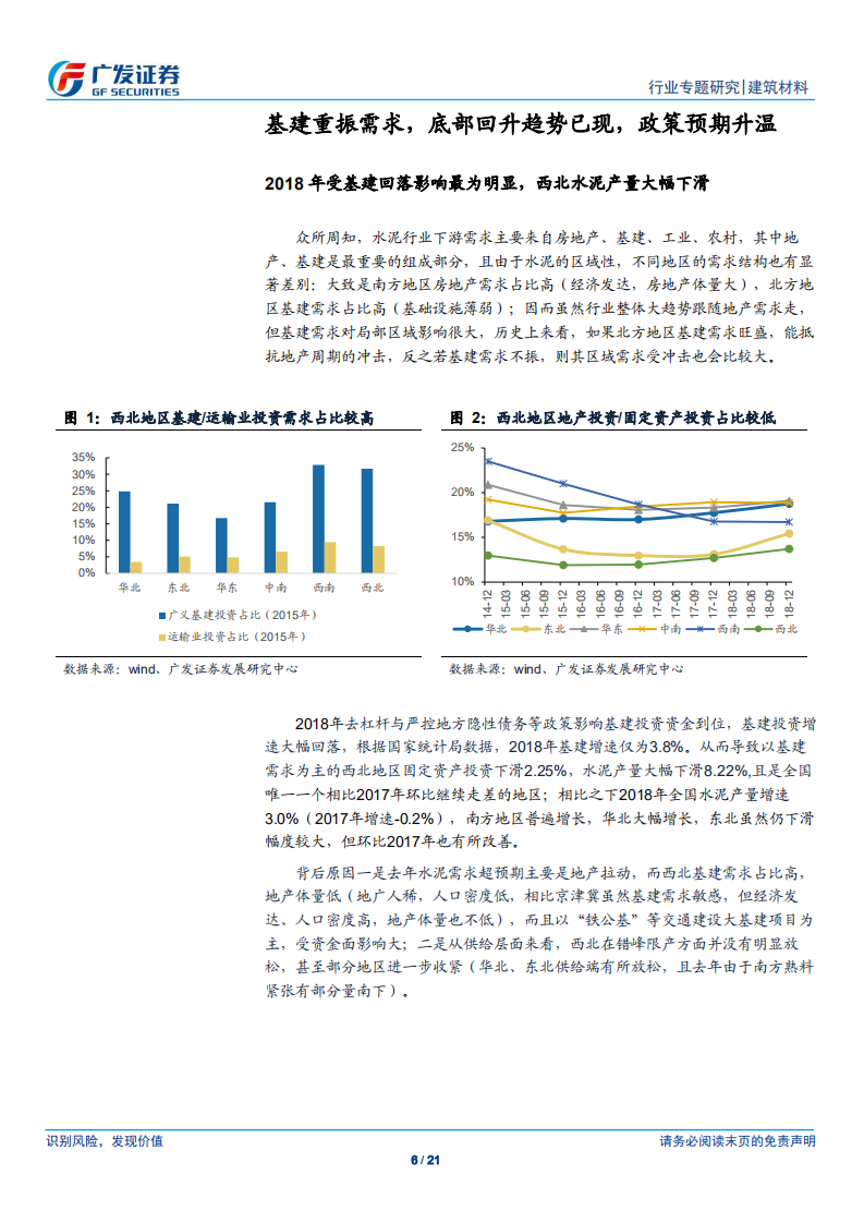西北水泥：基建升温、需求重振，龙头盈利趋势有望向上.pdf 第6页