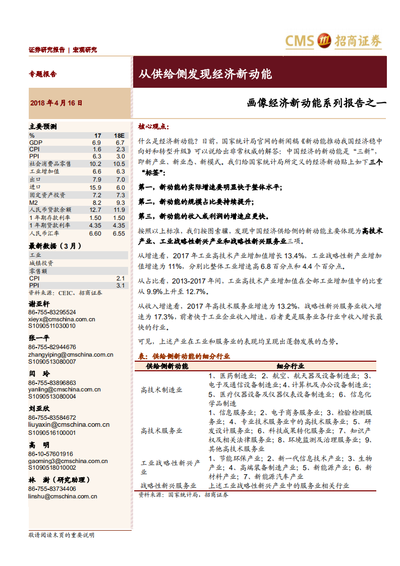 画像经济新动能系列报告之一：从供给侧发现经济新动能.pdf 第1页