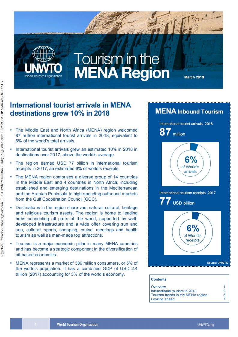 中东和北非地区的旅游业（英文版）.pdf 第1页