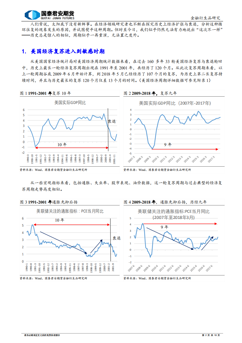 美国经济：迈向周期的十字路口.pdf 第2页