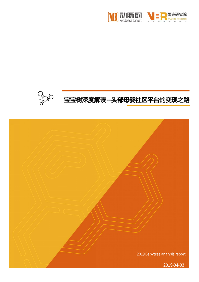 宝宝树深度解读：头部母婴社区平台的变现之路.pdf 第1页