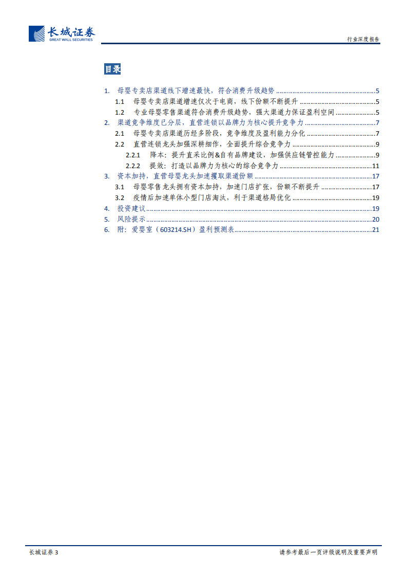 母婴专卖店渠道深度报告：母婴专卖店竞争分化，优质直营龙头份额有望加速提升.pdf 第3页