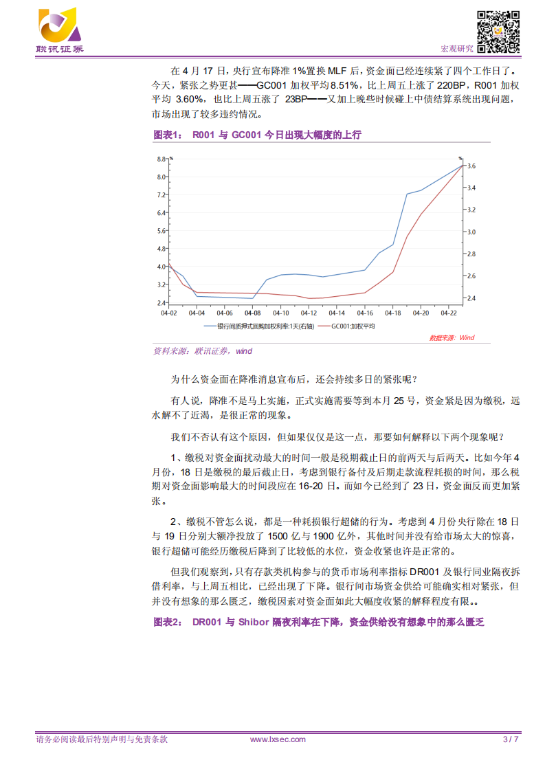 宏观专题研究：降准后，资金面究竟怎么了？.pdf 第3页