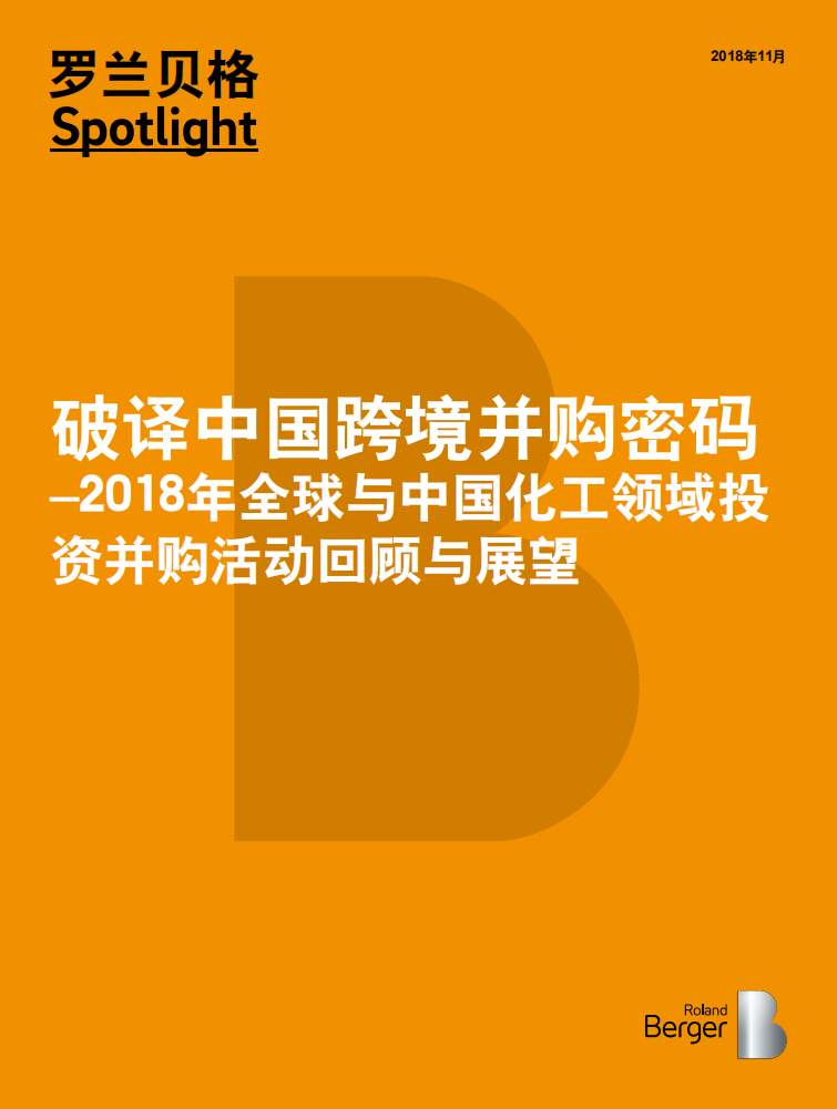 2018年全球与中国化工领域投资并购活动回顾与展望.pdf 第1页