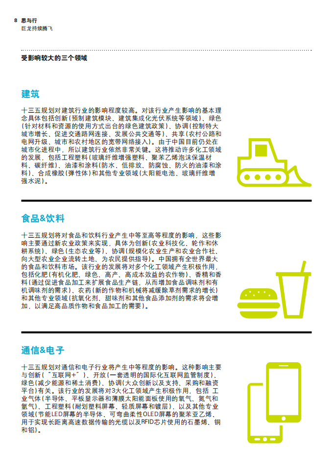 巨龙持续腾飞：中国未来的5年规划将为化工企业创造诸多机会.pdf 第8页