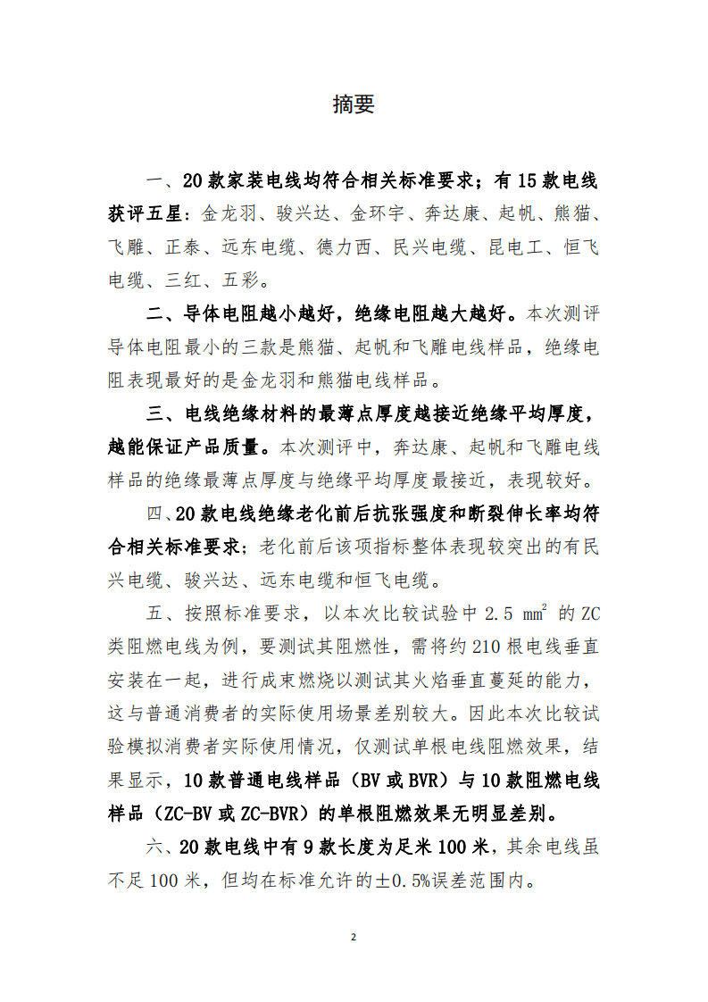 2021年家装电线比较试验报告.pdf 第2页