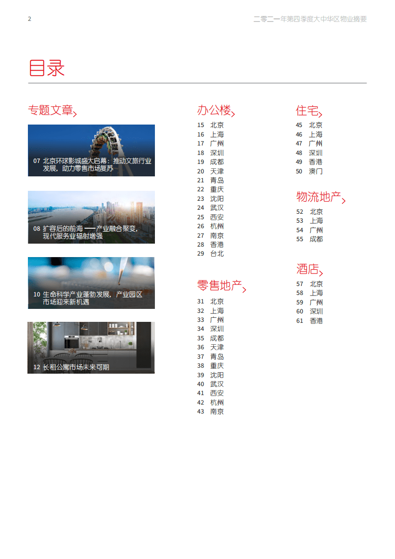 仲量联行：大中华区2021年四季度物业摘要.pdf 第2页