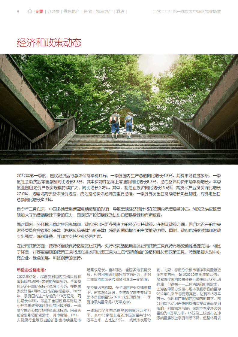 仲量联行：2022年第一季度大中华区物业摘要报告.pdf 第4页