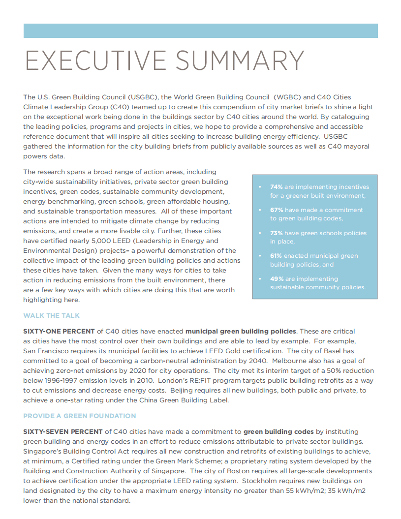 美国绿色建筑委员会（USGBC）：2019绿色建筑城市市场简报（英文版）.pdf 第4页