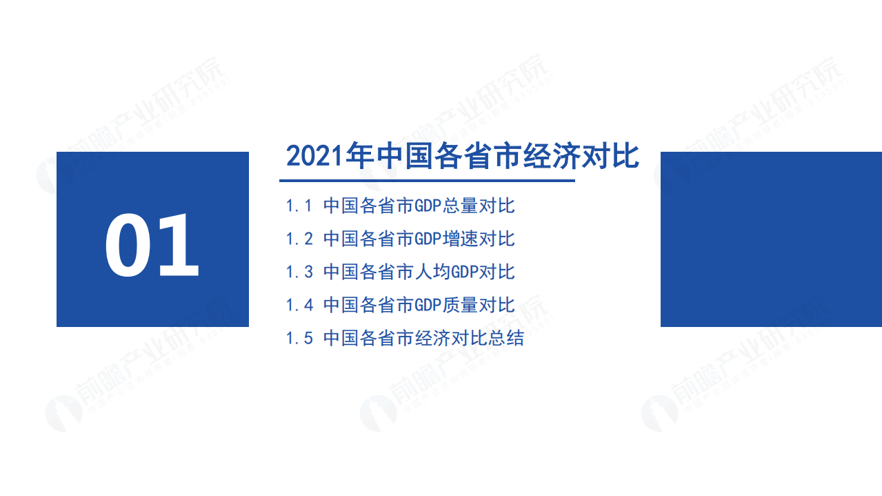 前瞻：2021年中国31省市及300城市经济发展主要数据对比分析报告.pdf 第3页