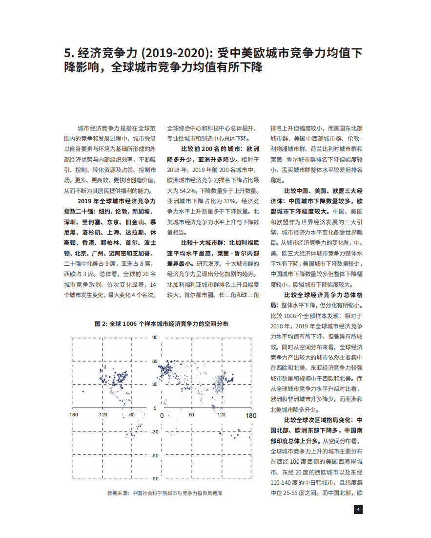 中国社科院&联合国人居署：2019-2020年全球城市竞争力报告.pdf 第5页