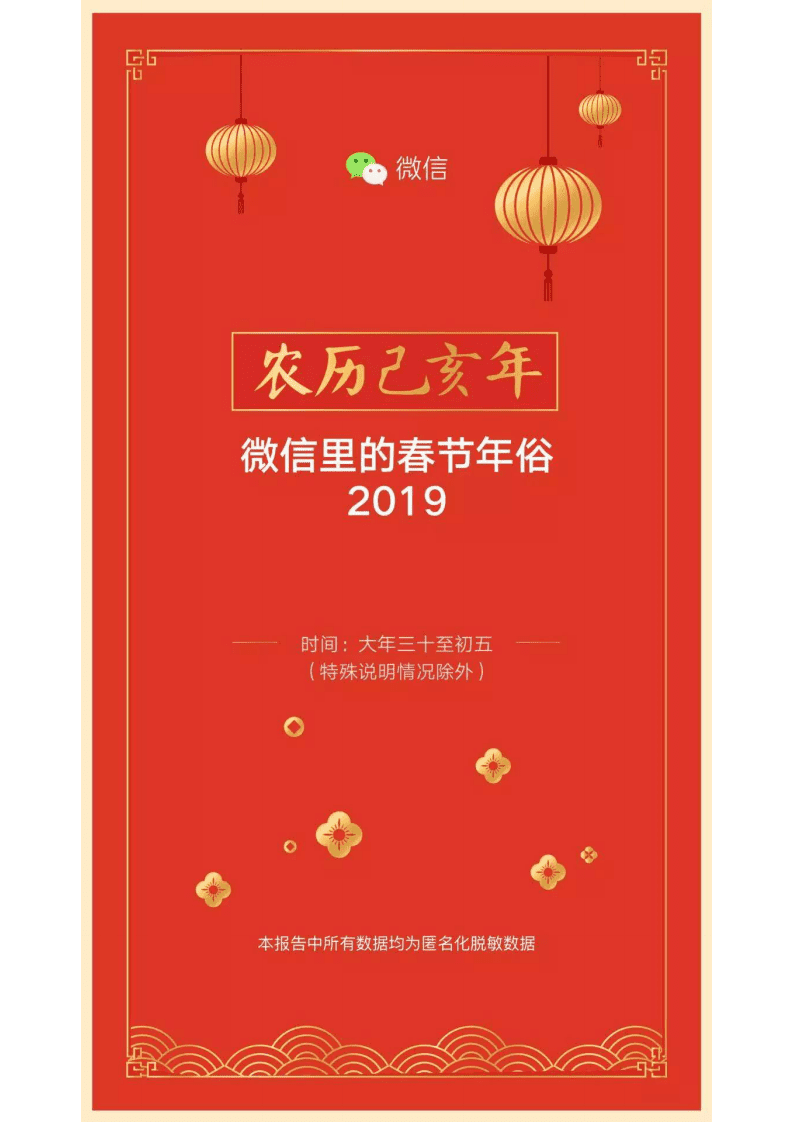微信：2019微信年味儿数据报告.pdf 第1页