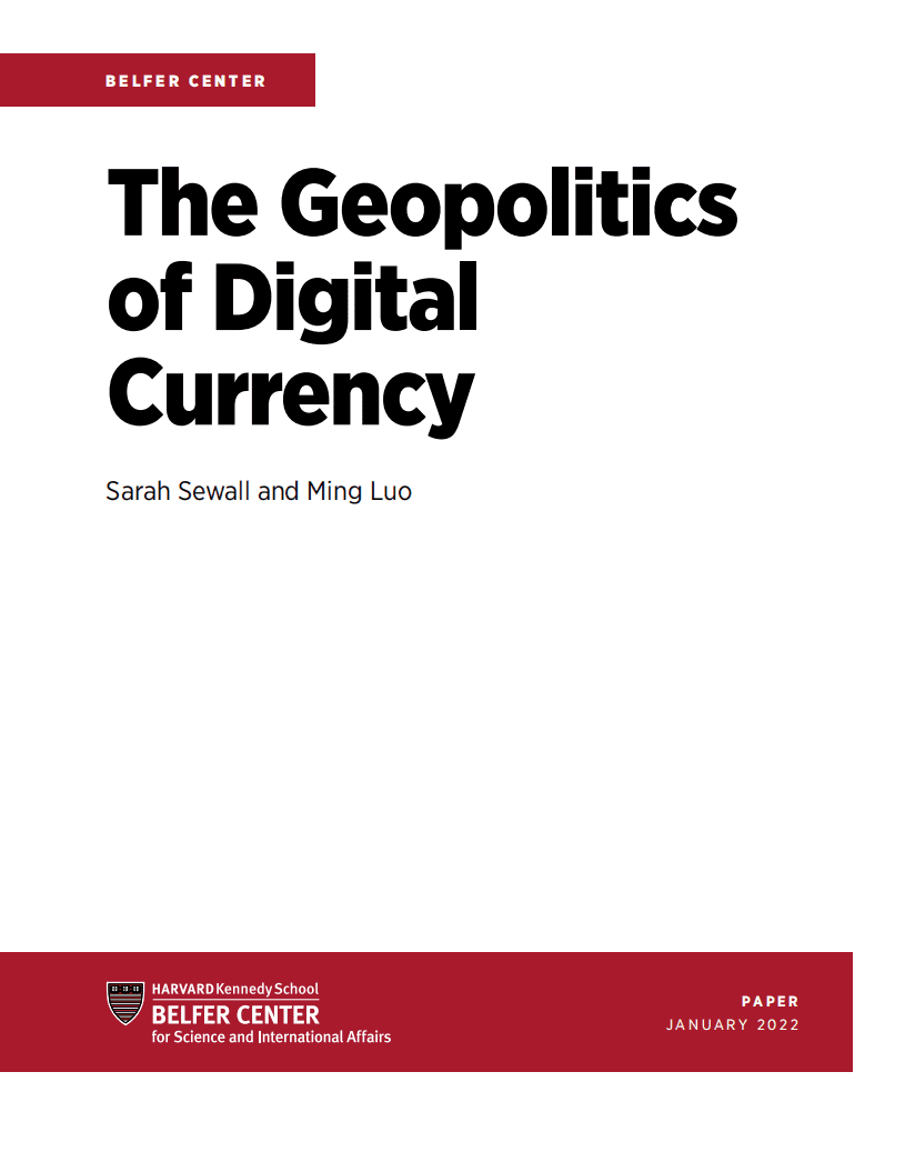 哈佛大学肯尼迪学院：数字货币的地缘政治（英文版）.pdf 第2页