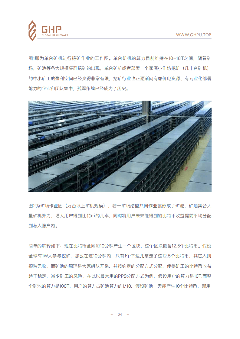 GHP：2018年矿场数字货币与算力数字资产转化体白皮书.pdf 第6页