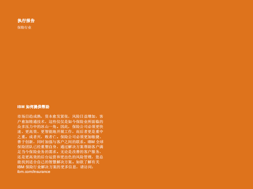 IBM：2018保险公司未来资源挖掘指南&mdash;&mdash;数据：是金子还是氪石？.pdf 第2页