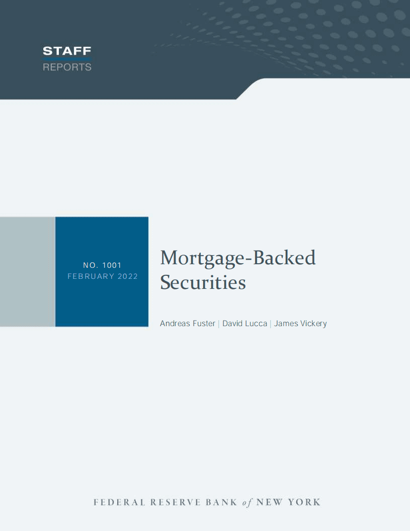 纽约联储：抵押贷款支持证券（英文版）.pdf 第1页