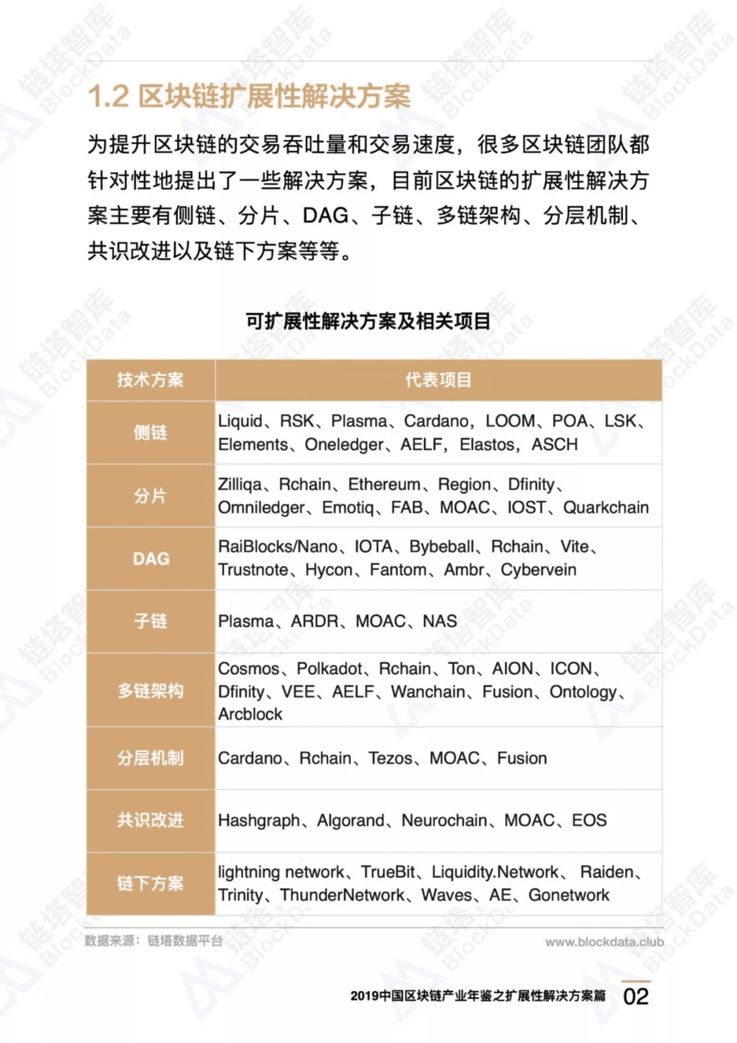 链塔智库：2019中国区块链产业年鉴：扩展性解决方案篇.pdf 第6页