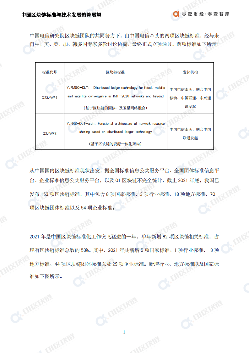 零壹智库：中国区块链标准与技术发展趋势展望（2022）.pdf 第3页
