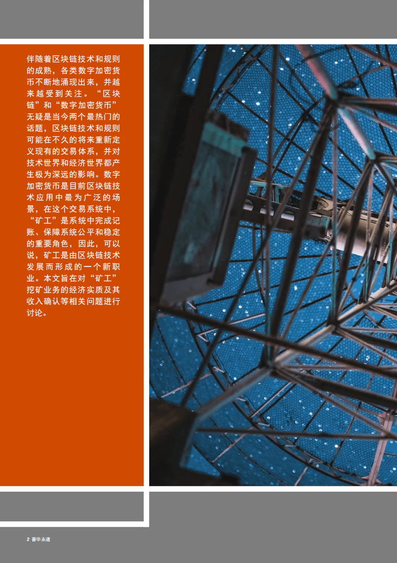 普华永道：基于区块链技术的数字加密货币系统中矿工收入的会计处理（2019）.pdf 第2页
