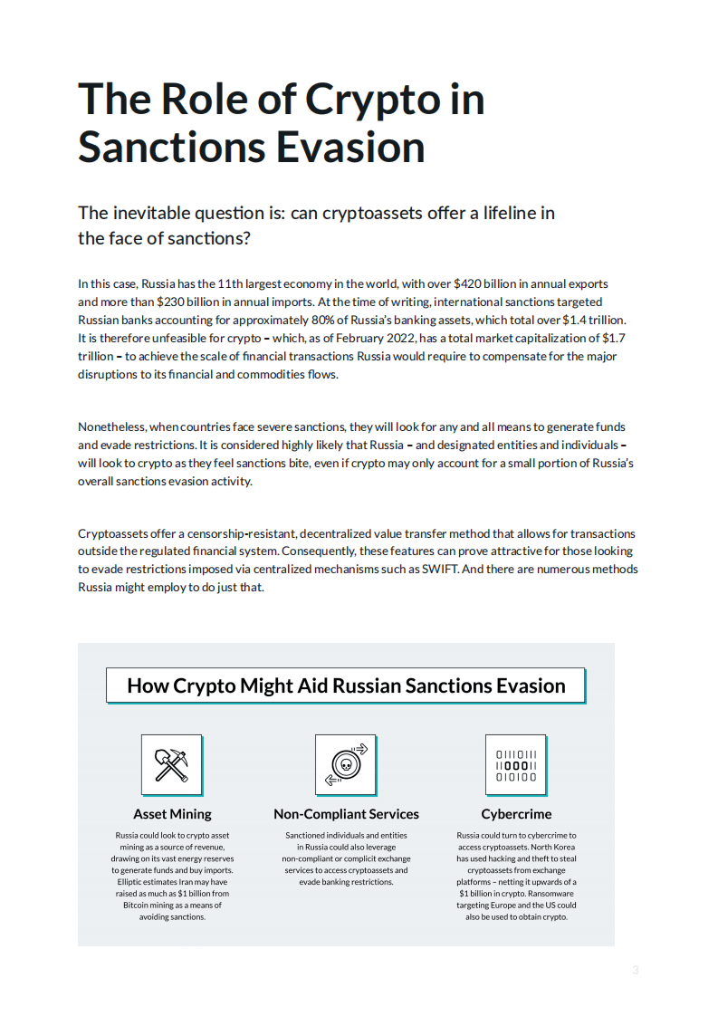 elliptic：2022年加密货币的制裁合规性-利用区块链分析降低风险（英文版）.pdf 第3页