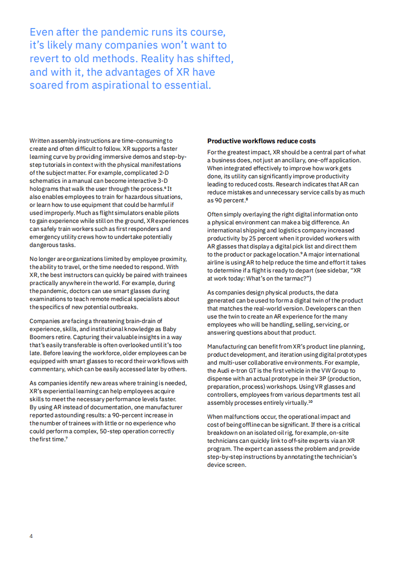 IBM：AR和VR在工作场所中的应用ARandVR.pdf 第6页