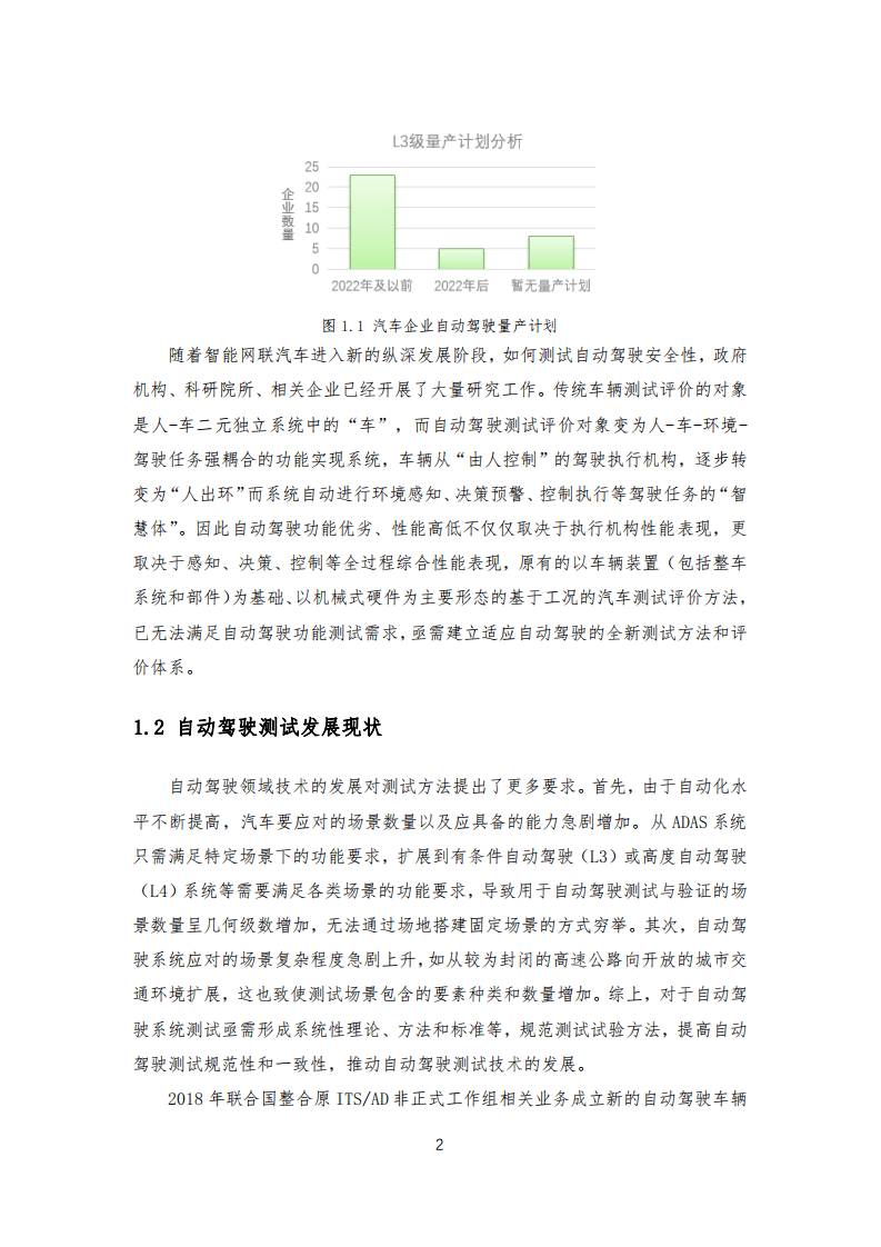 全国汽车标准化技术委员会：自动驾驶实际道路测试标准化需求研究报告（2020）.pdf 第5页