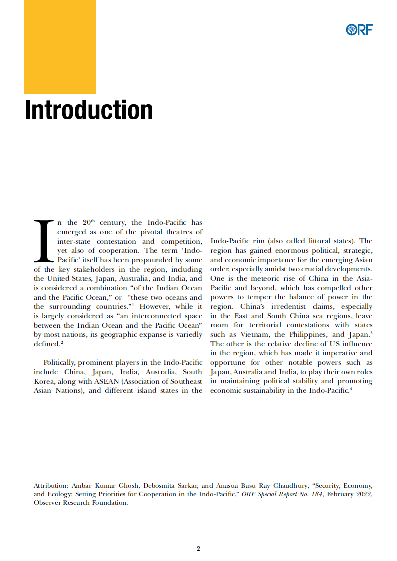观察家研究基金会：安全、经济和生态-确定印度洋-太平洋合作的优先事项（英文版）.pdf 第2页