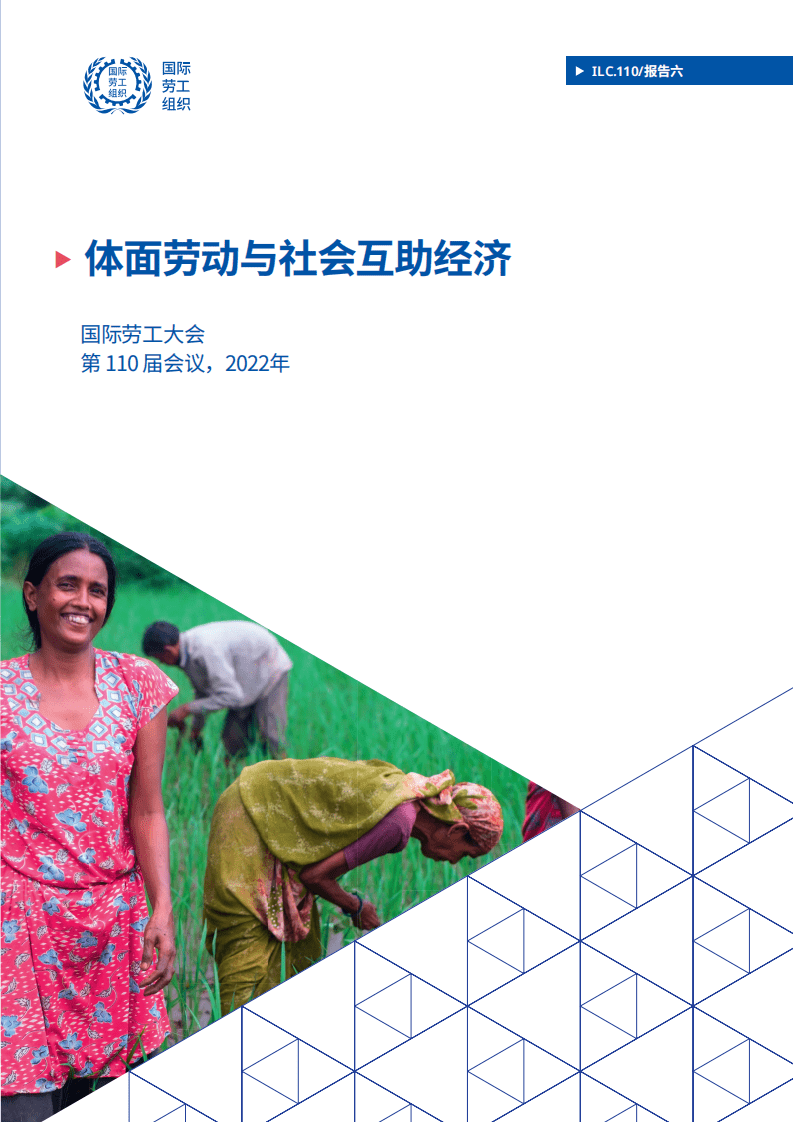 国际劳工组织：体面劳动与社会互助经济报告（2022）.pdf 第1页