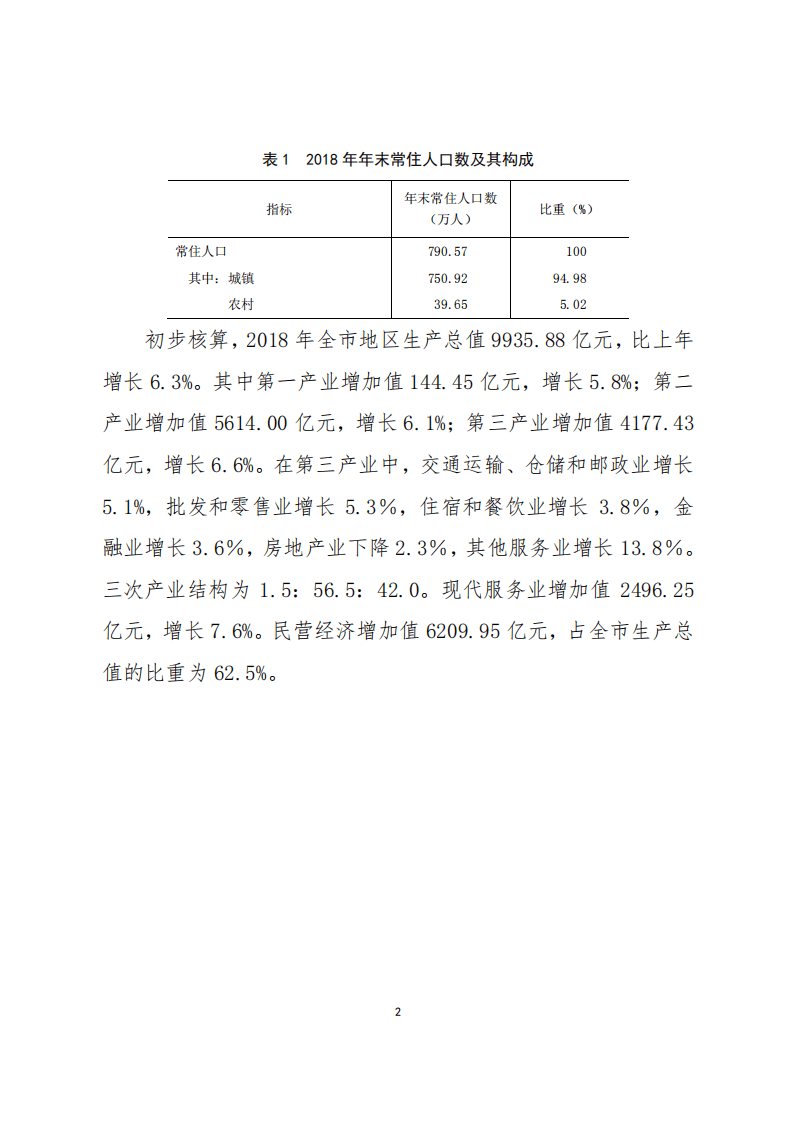 国家统计局：2018年佛山市国民经济和社会发展统计公报.pdf 第2页