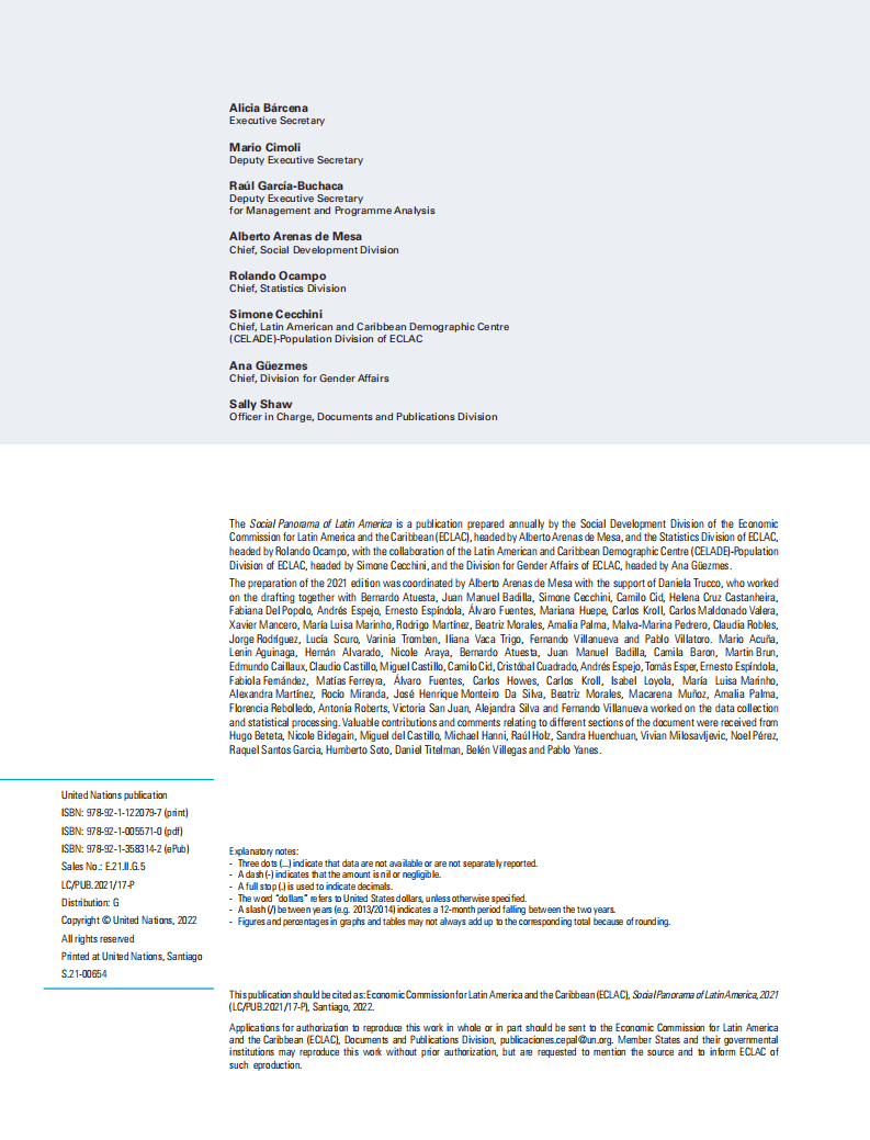 拉丁美洲经济委员会：拉丁美洲2021社会全景图（英文版）.pdf 第4页
