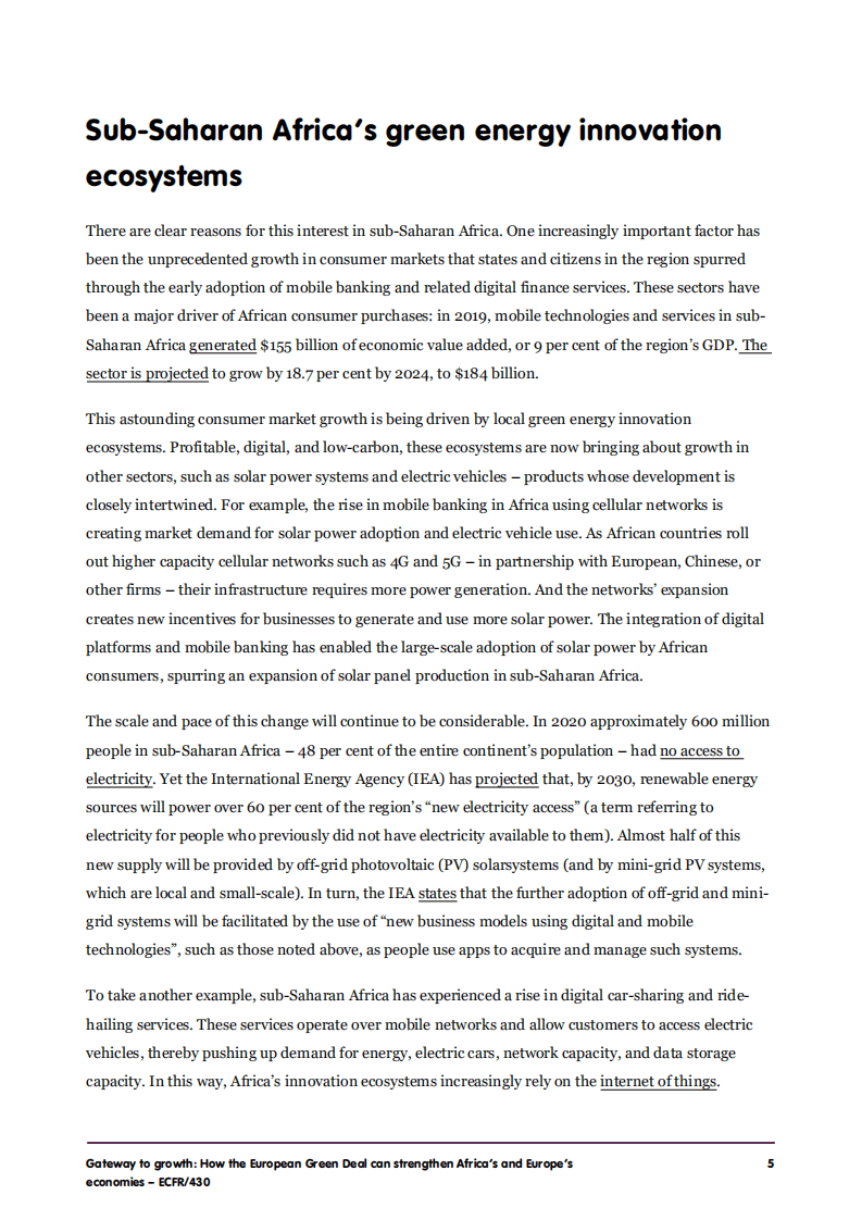 欧洲对外关系委员会：欧洲绿色协议如何加强非洲和欧洲经济（英文版）.pdf 第5页
