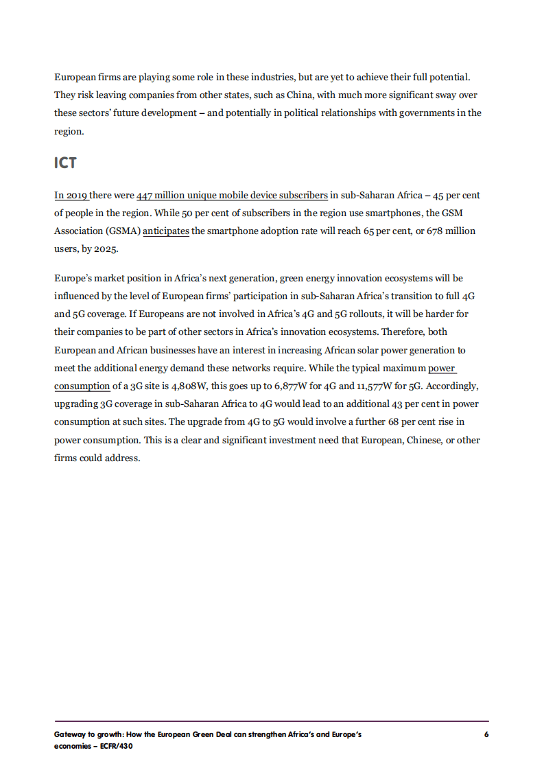 欧洲对外关系委员会：欧洲绿色协议如何加强非洲和欧洲经济（英文版）.pdf 第6页