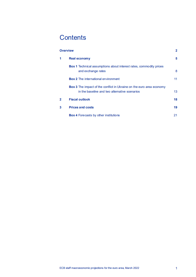 欧洲央行：欧洲央行关于欧元区宏观经济预测（2022年-2024年）（英文版）.pdf 第2页