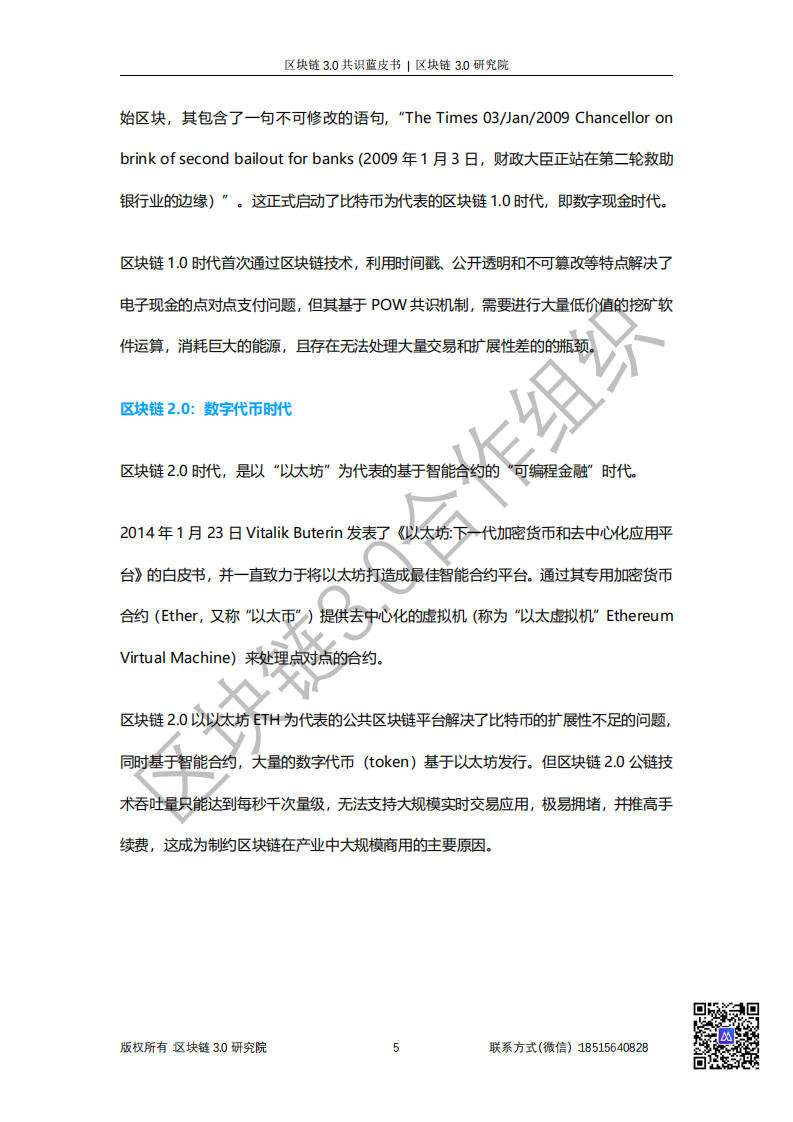 区块链3.0研究院：2019区块链3.0共识蓝皮书——迈向数字经济与数权世界v1.0.pdf 第6页