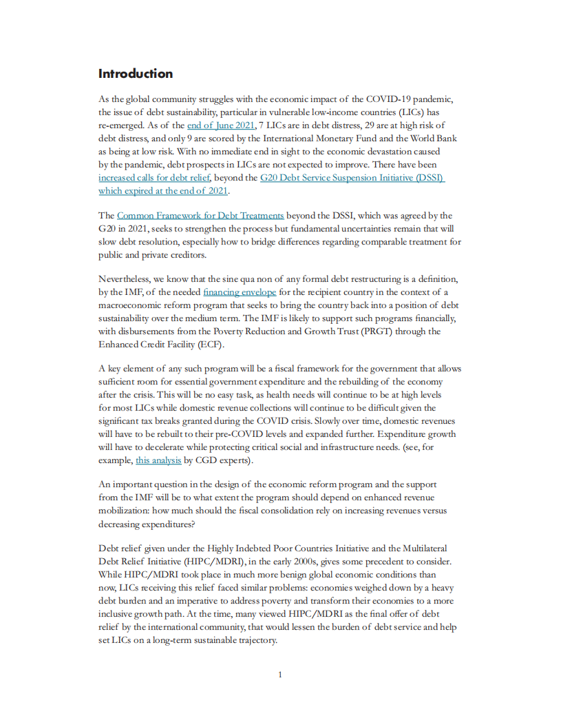 全球发展中心：研究表明对低收入国家债务减免无助于其经济增长（英文版）.pdf 第4页