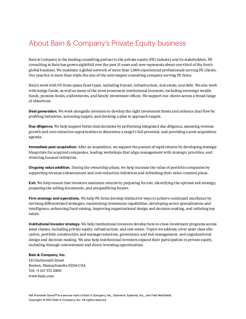 贝恩：2022年全球私募股权市场报告.pdf 第2页
