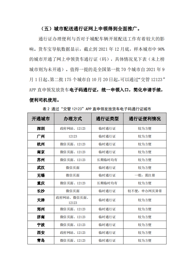 罗戈网：2021年城市配送货车便利通行报告.pdf 第6页