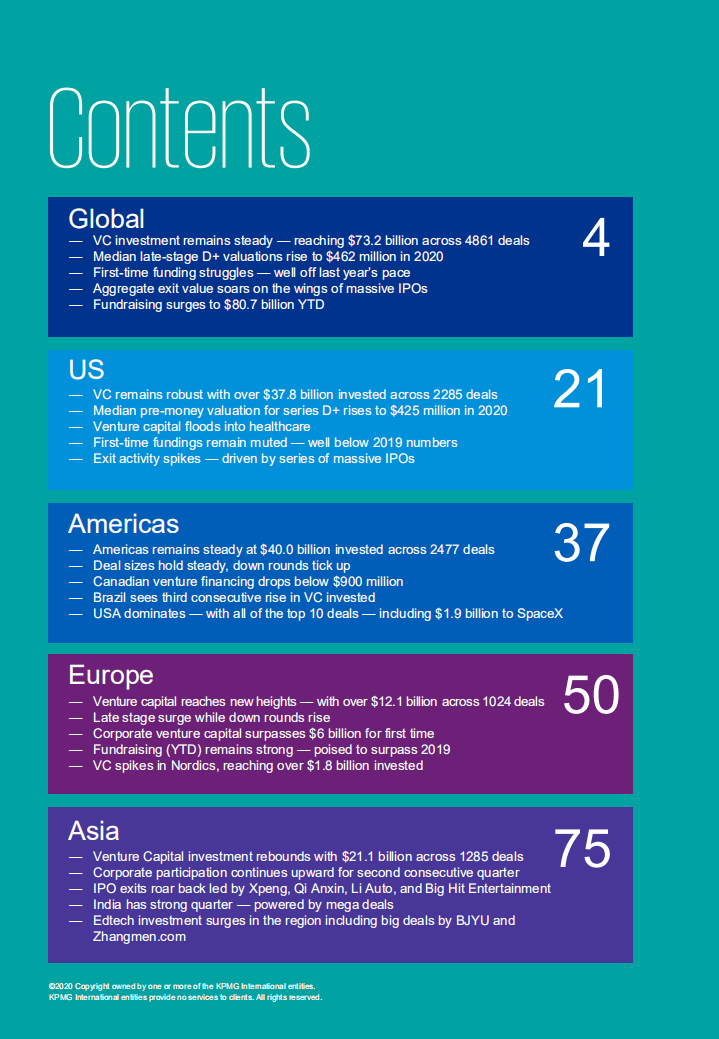 毕马威：2020年第三季度全球风险投资报告（英文版）.pdf 第3页