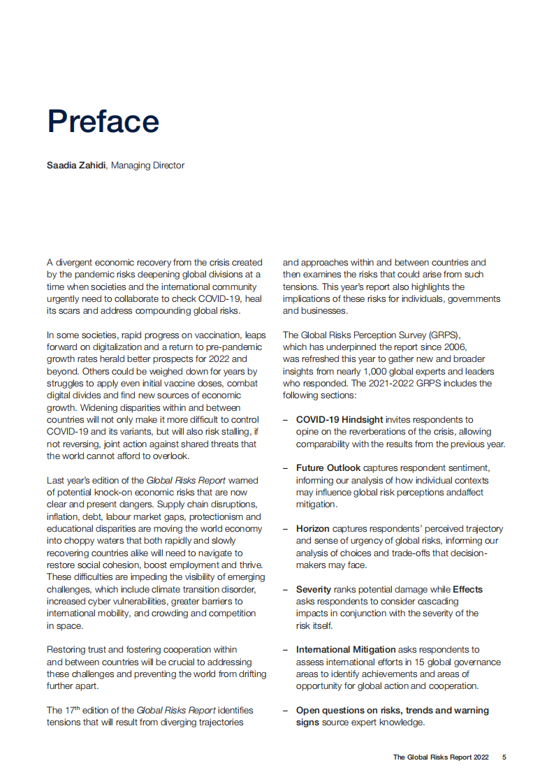 世界经济论坛：2022年全球风险报告(英文版).pdf 第4页