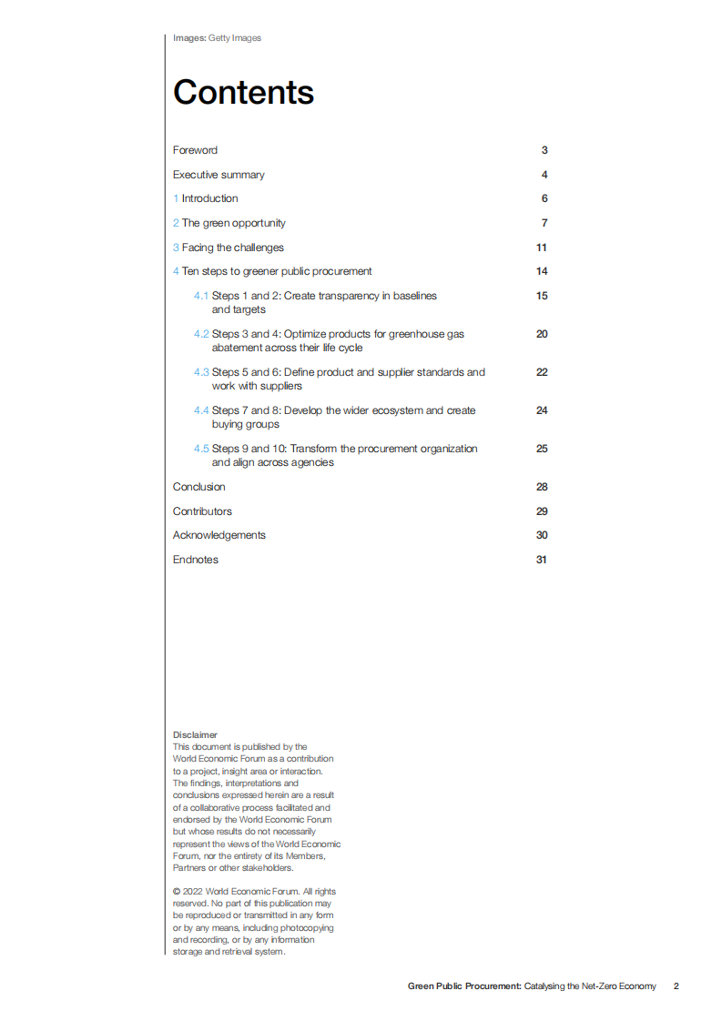 世界经济论坛：绿色公共采购：催化净零经济（英文版）.pdf 第2页